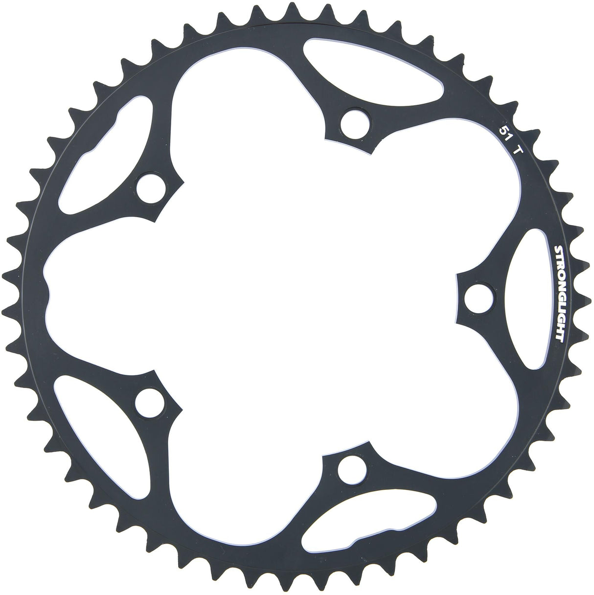 Stronglight chainring chain ring strongl. 51t.,alu