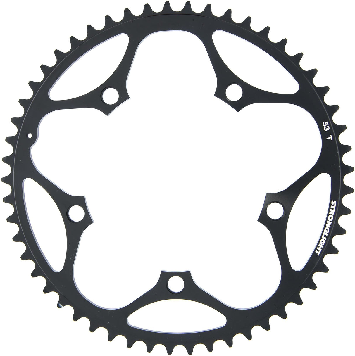 Stronglight chainring chain ring strongl. 53t.,alu