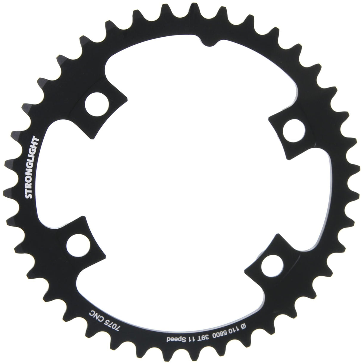 Stronglight chainring mod. 17 chain ring strongl. 39t inner aluminum black