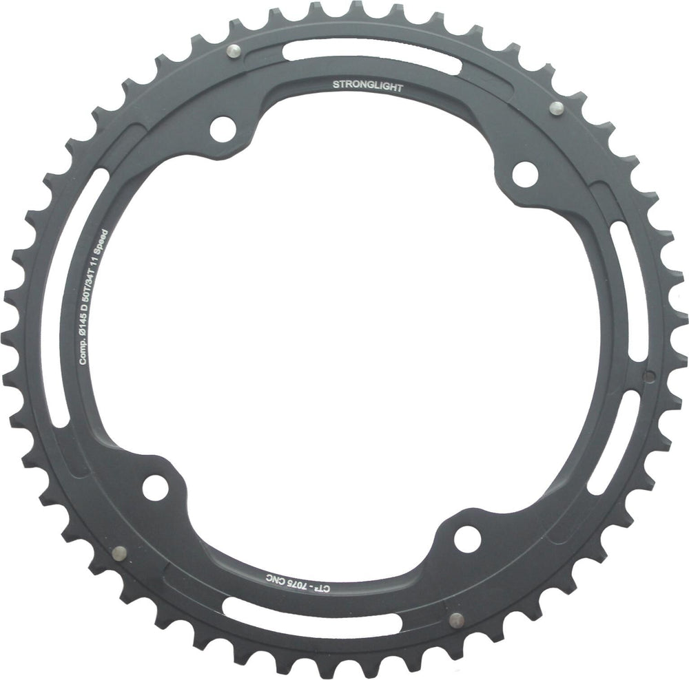 Stronglight chainring ct2 mod. 17 chain ring strongl. ct2 50t outer cer.-tefl.coat.