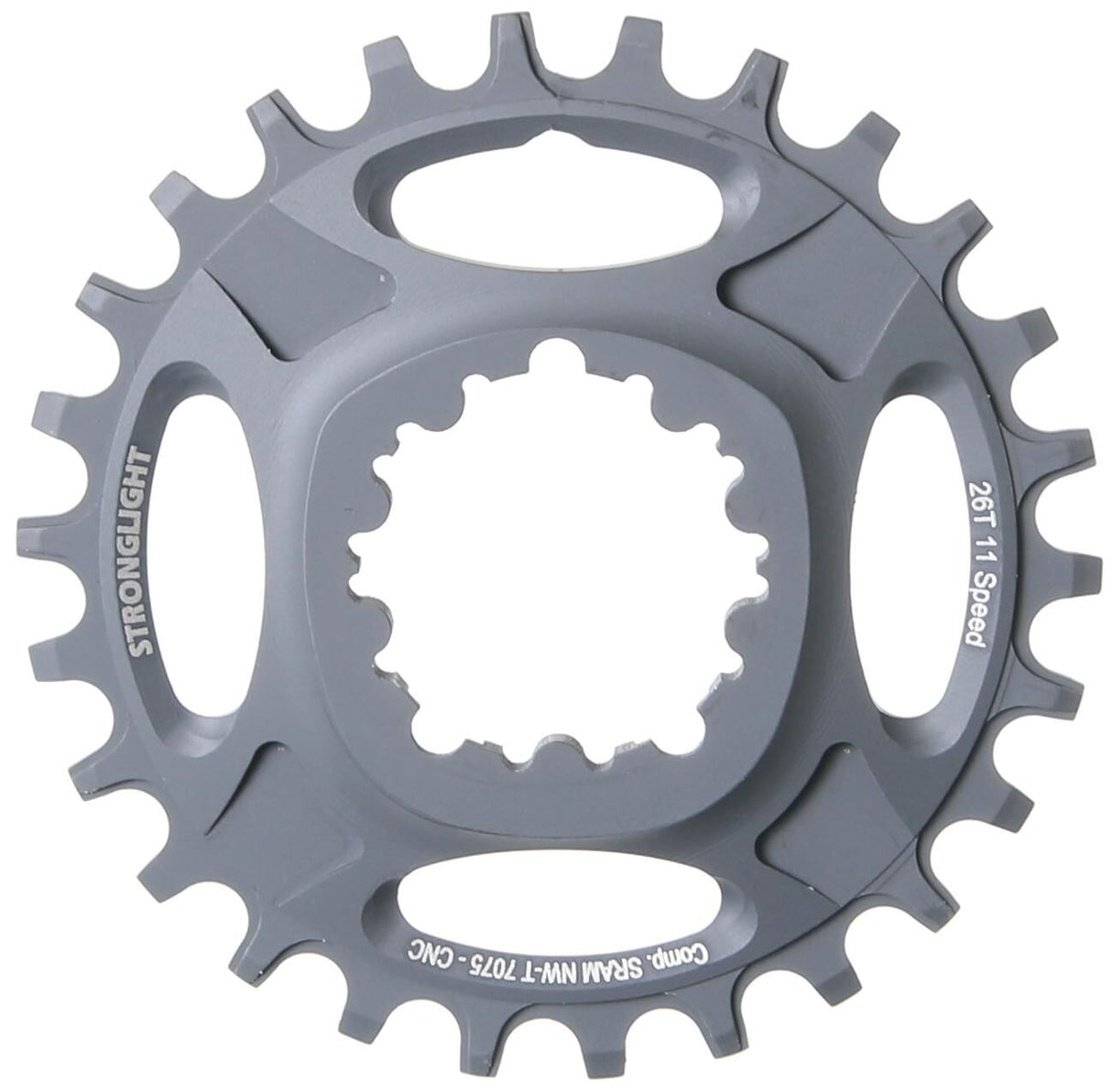Stronglight chainring ht3 mod. 17 chain ring strongl.ht3 26t inner alu black
