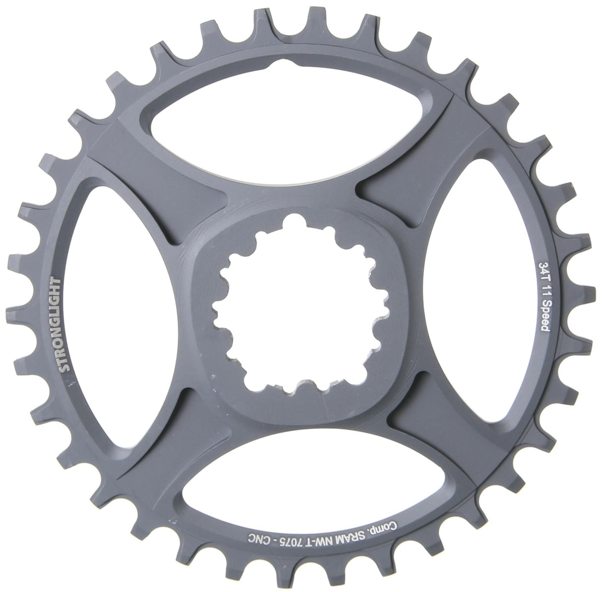 Stronglight chainring ht3 mod. 17 chain ring strongl.ht3 34t inner alu black