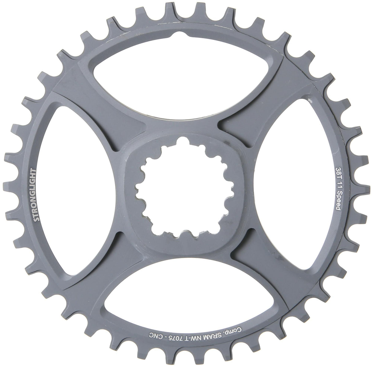 Stronglight chainring ht3 mod. 17 chain ring strongl.ht3 38t inner alu black