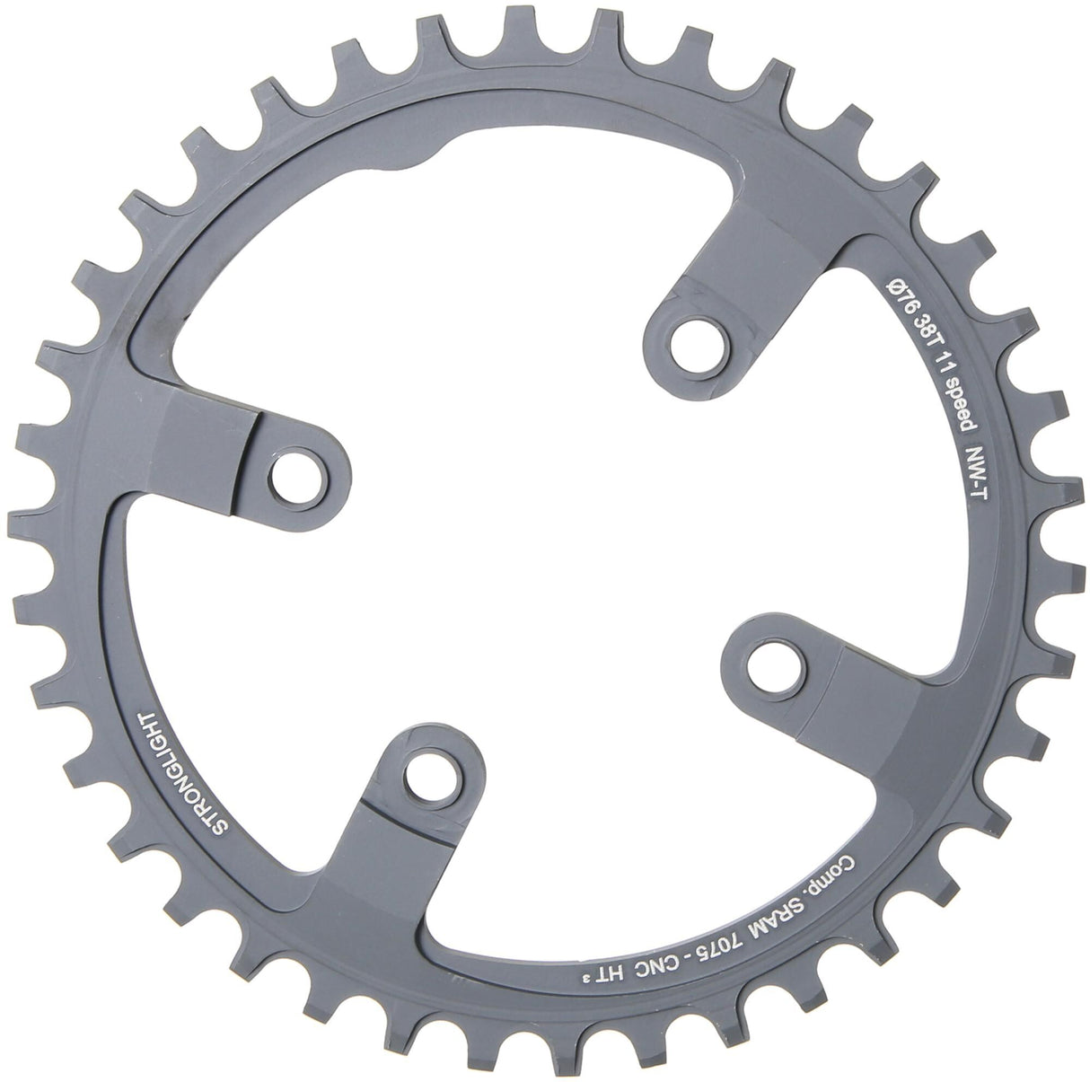 Stronglight chainring ht3 mod. 17 chain ring strongl. ht3 38t inner alu black