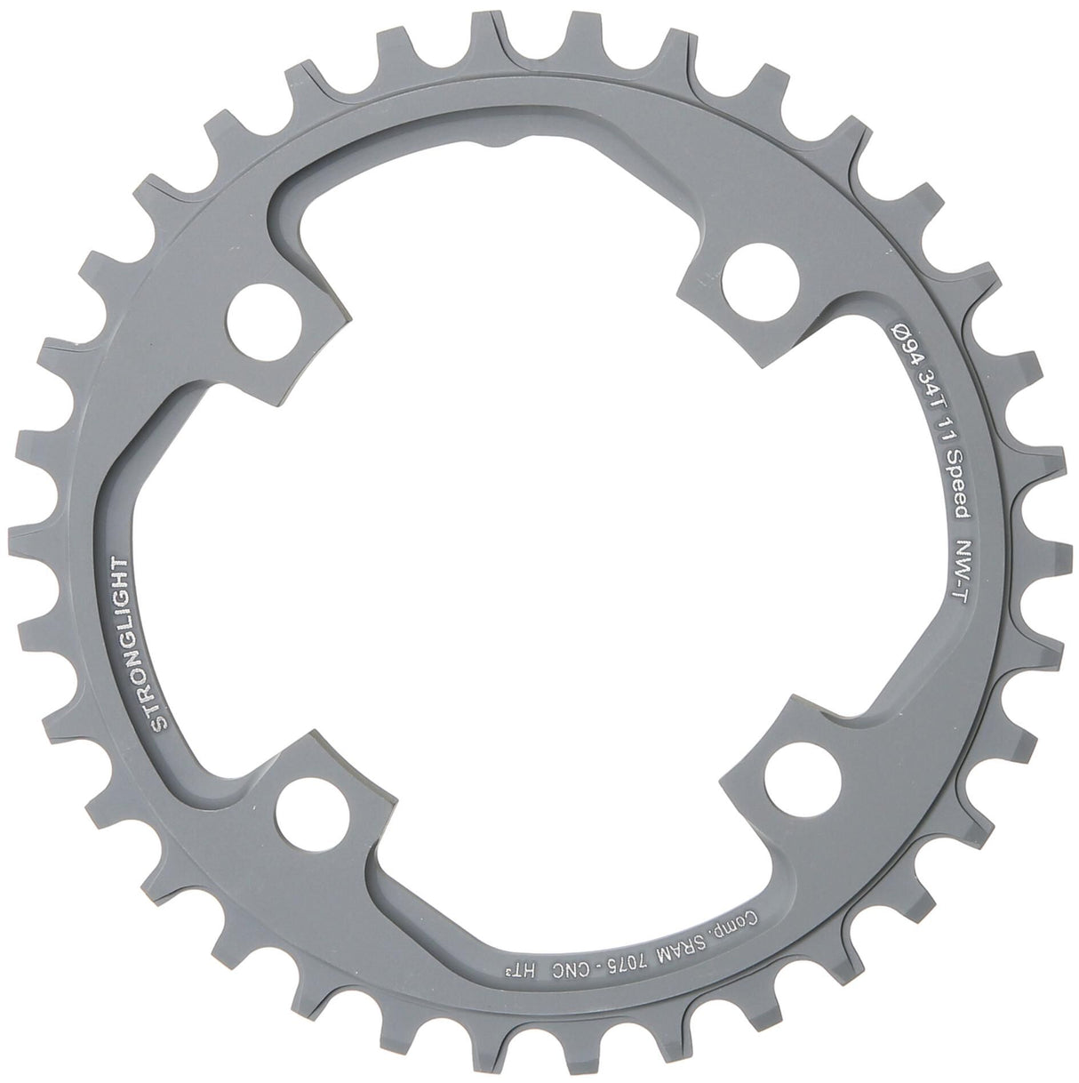 Stronglight chainring ht3 mod. 17 chain ring strongl. ht3 34t inner alu black