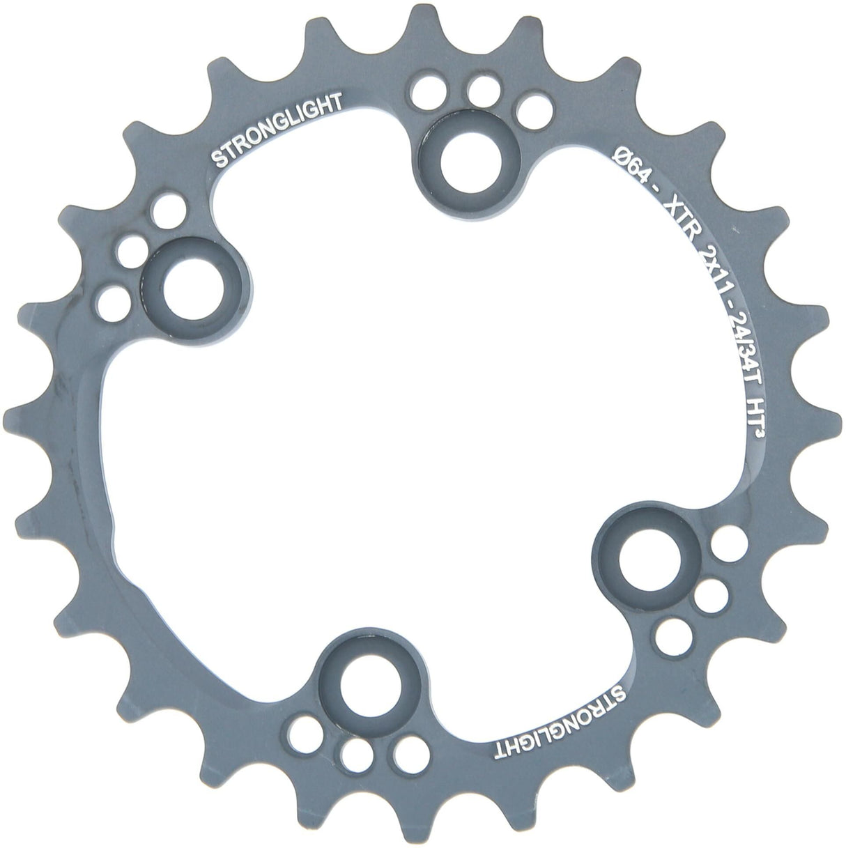 Stronglight MTB chainring HT3 mod. 17 chain ring strongl. ht3 24t.,f.xtr fc-m9000 9020