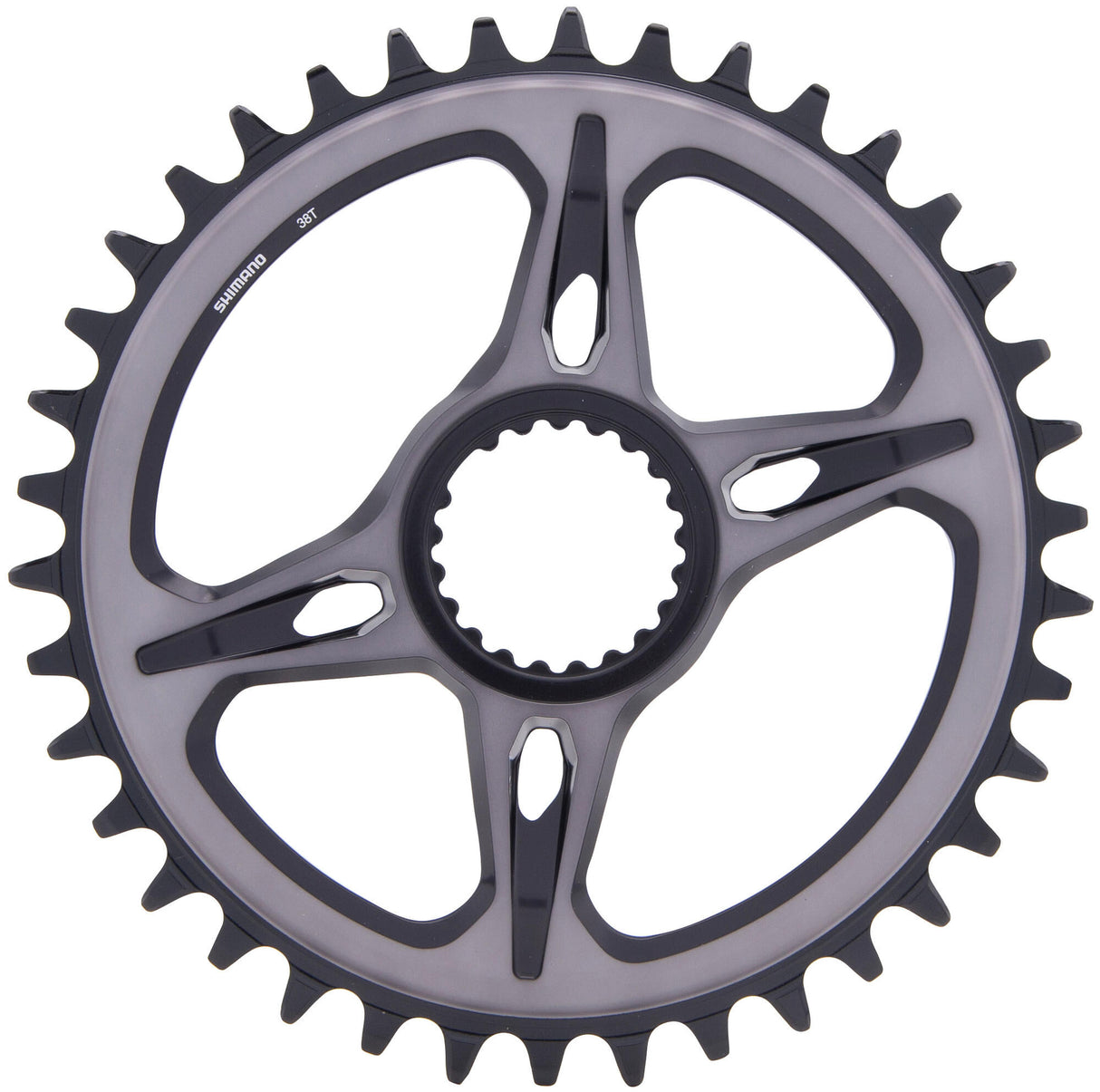 Shimano chainring xtr sm-crm95 mod. 19 chain ring shim. xtr 38t.4-arm,fc-m9100 9120