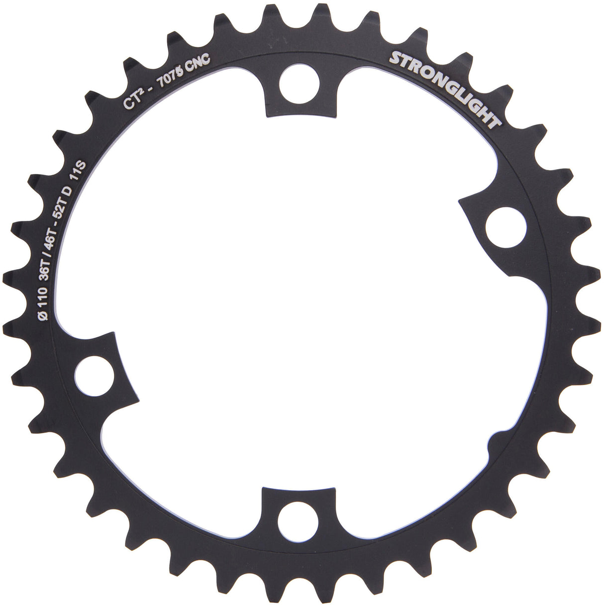 Stronglight kedjekrans ct2 mod. 19 kedjering ct2 46 tänder