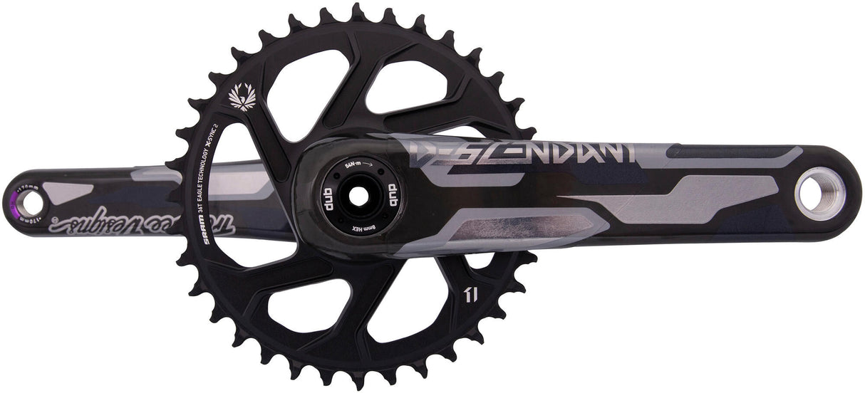 Truvativ crankset descendant troy lee design eagle dh crankset truv.desc.troy lee de.eagle dh dub83 36t