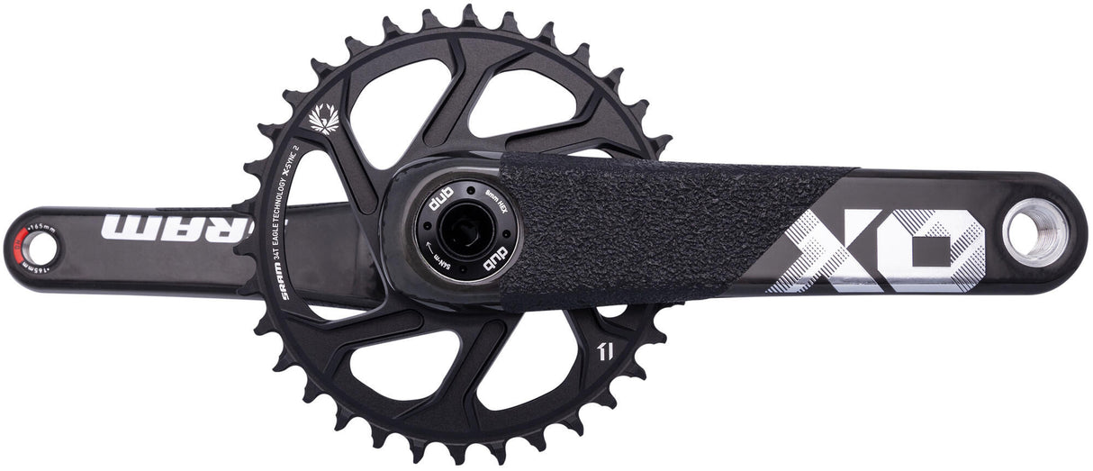 Sram crankstel x01 dh crankset x01 dh dub 165mm black