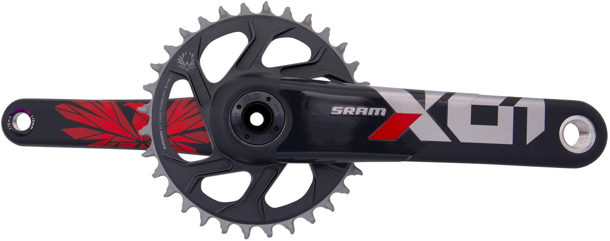 Sram crankset x01 eagle crankset x01 eagle 32t 170mm oxy red