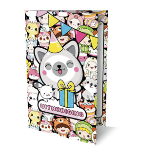 Kawaii invitations 1