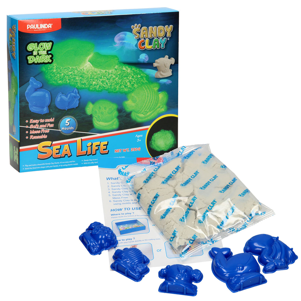 Paulinda Play Sand Glow in the Dark Underwater World
