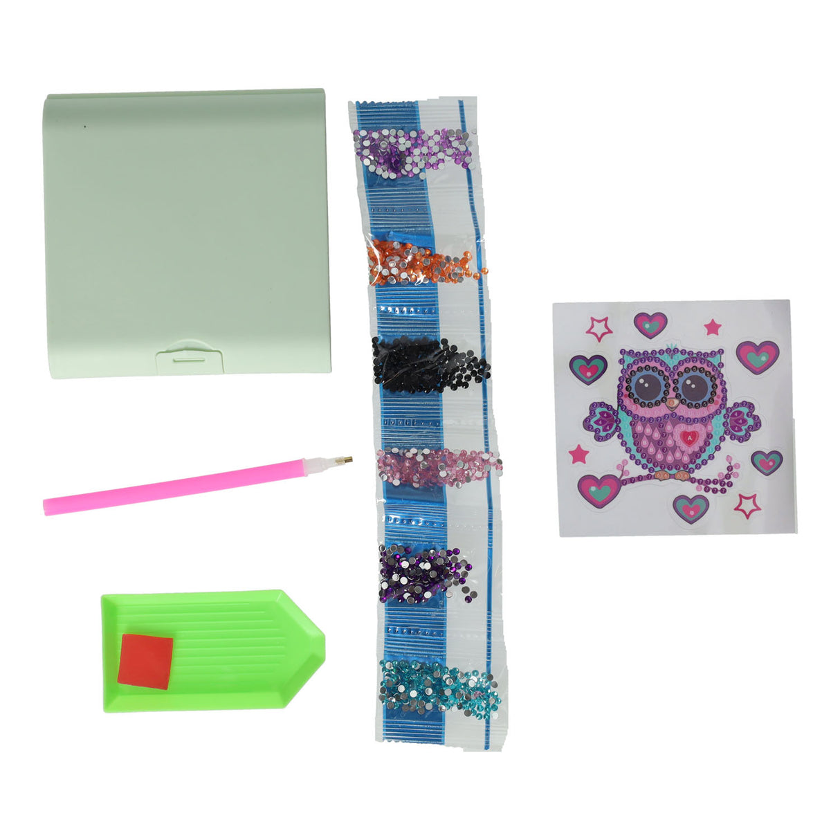 Škatla za nakit s kristalno diamantno poslikavo Paulinda