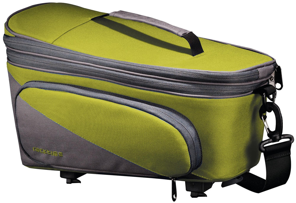 Racktime luggage carrier bag talis plus trunk bag talis plus green gray