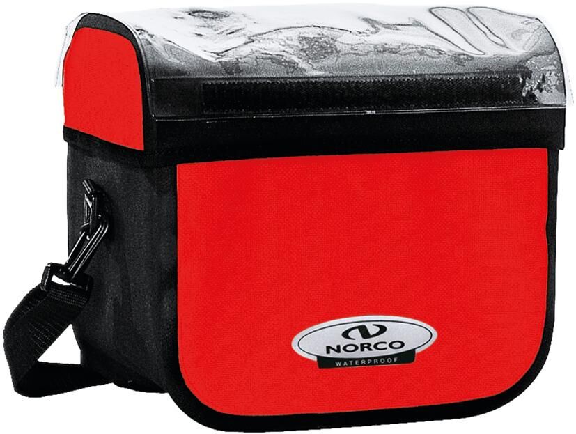 Norco handlebar bag yukon bar bag yukon red black