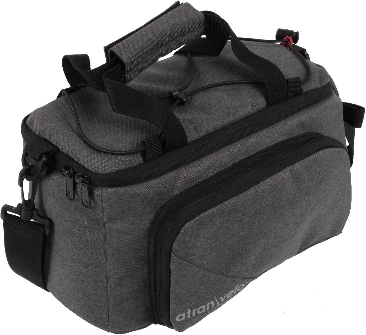 Atranvelo luggage carrier bag zap avs trunk bag at.velo zap avs gray black