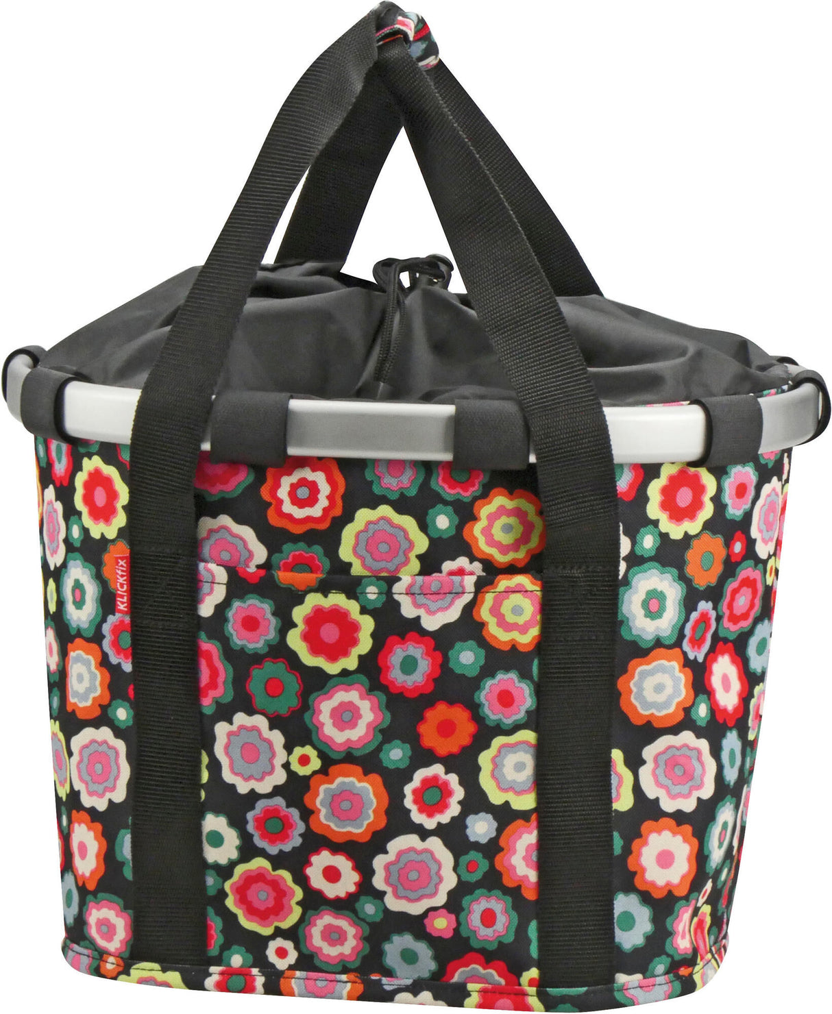 Rixen kaul shopper bag bikebasket shop.bag rk bikebasket happy flowers