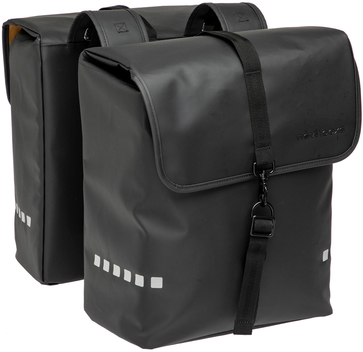 New Looxs Odense 224.501mik black double bicycle bag