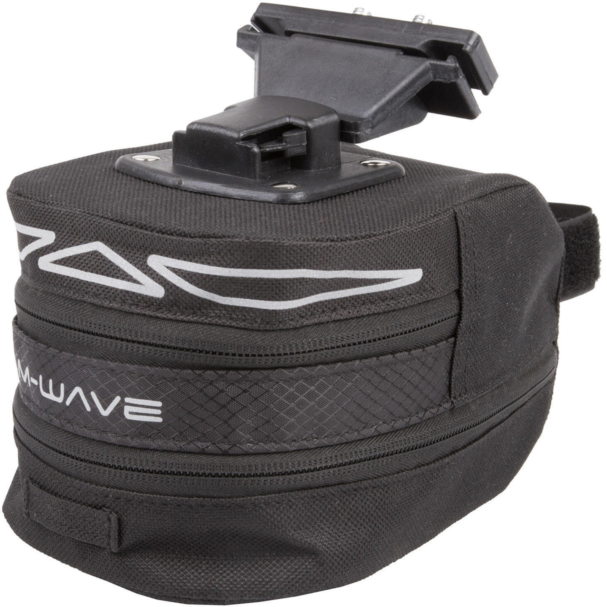 M-Wave-Satteltasche Tilburg M 1 Liter schwarz grau