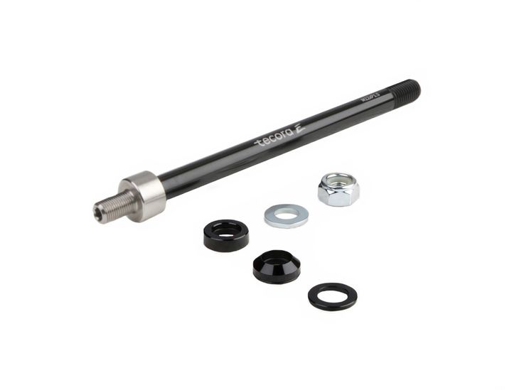 Rimorchio per bicicletta Tecora e asse passante m12 x p1.5 lunghezza 153~165mm
