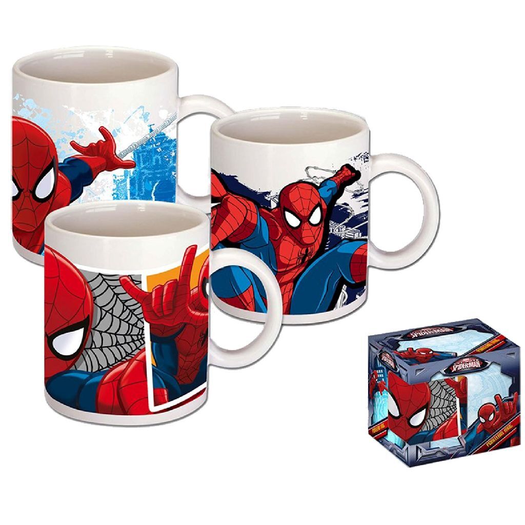 Spiderman mok porselein assorti