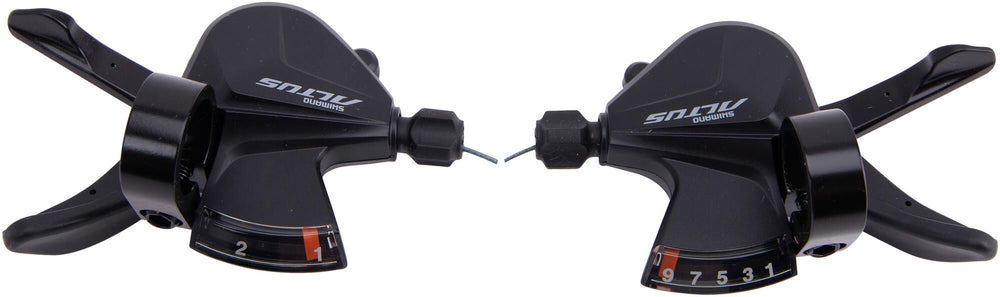 Shimano thumb shifter altus sl-m2010 shim.shifter altus slm2010 2 9sp pair bl.