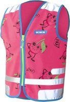 Wowow reflective vest kids comic veggie size l pink