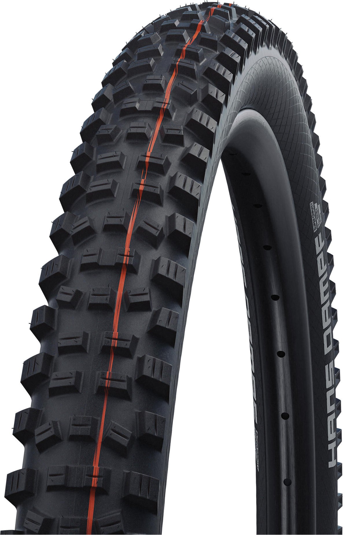 Banda plegable Schwalbe Hans DAMPF Super Gravity 27.5 x 2.60 65-584 mm - Negro