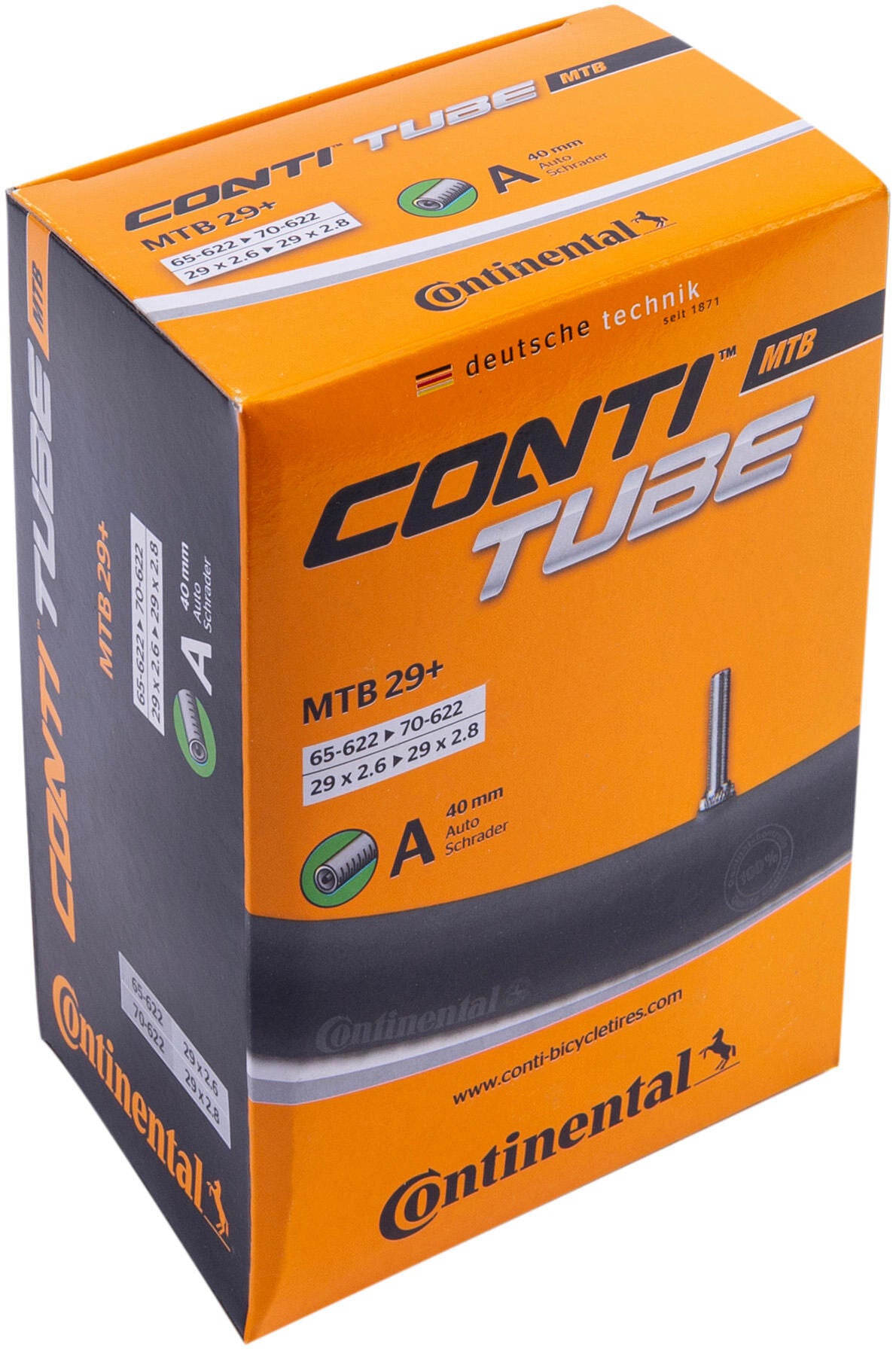 Continental inner tube mtb tube wide 29 a40 65-622->70-622