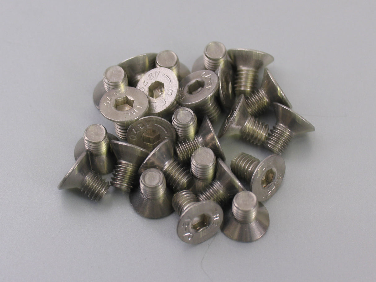 Bofix Allen bolt M6x10 stainless steel with countersunk head (25 pieces)