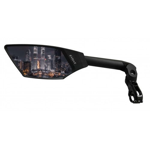 Evoas mirror e-bike luxury black adjustable left + right