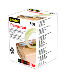 Scotch transparante tape 550 ft (15mm x 66m)