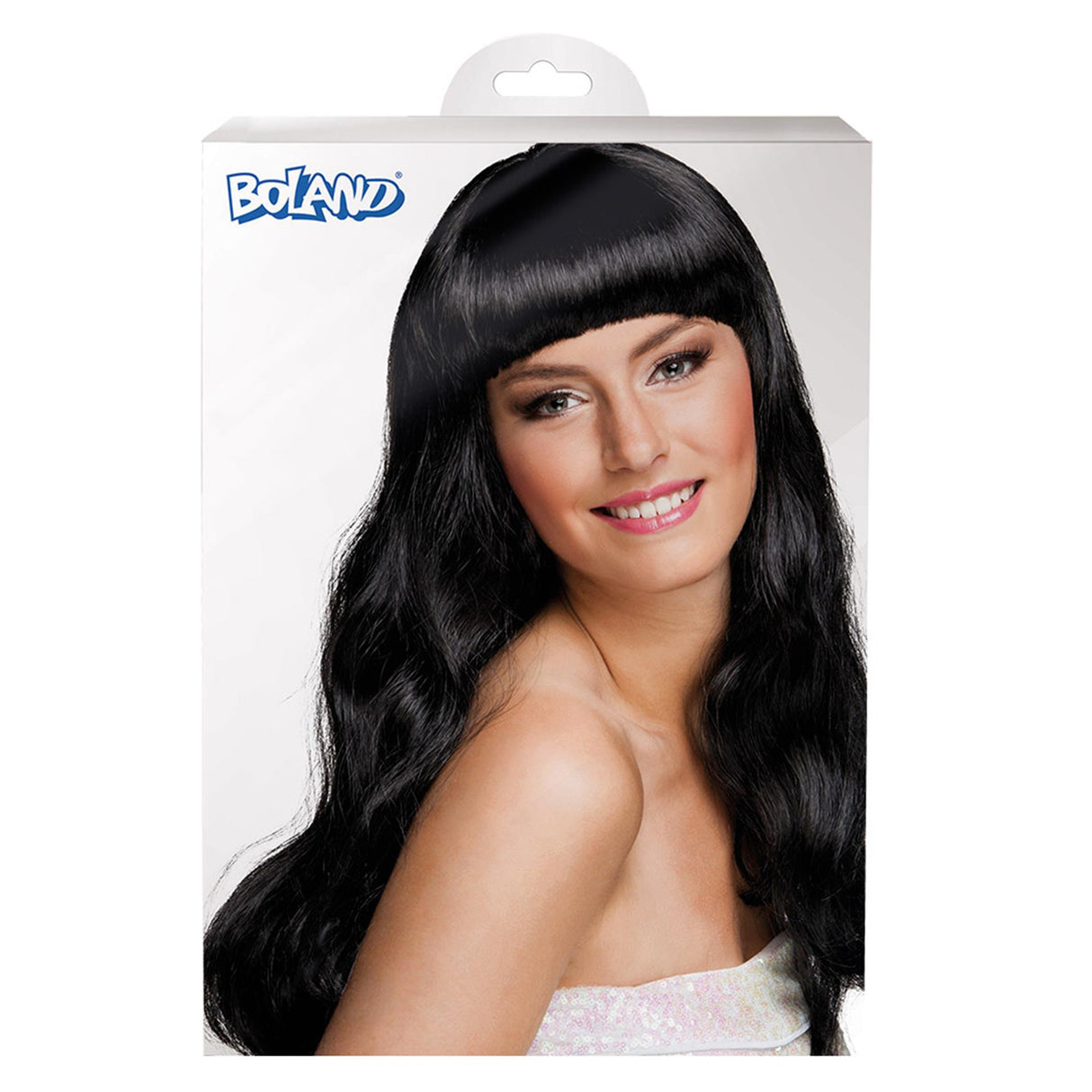Boland pruik chique zwart
