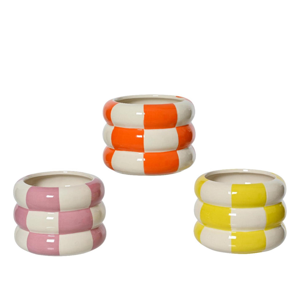 Decoris bloempot dolomiet ø12.3x9.3cm