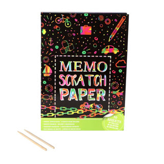 Memo paper scratch a4 50 sheets + 2 pens