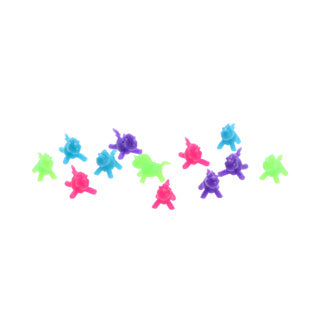 No Brand Einhorn krabbelnde klebrige Fensterläufer 12 Stück | 12 Stück