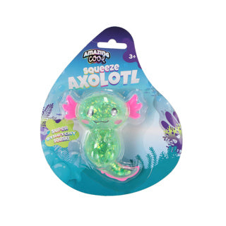 Amazing cool squeeze axolotl assorti | 4 stuks