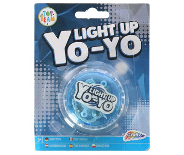 Creative craft group yo-yo with light - blue