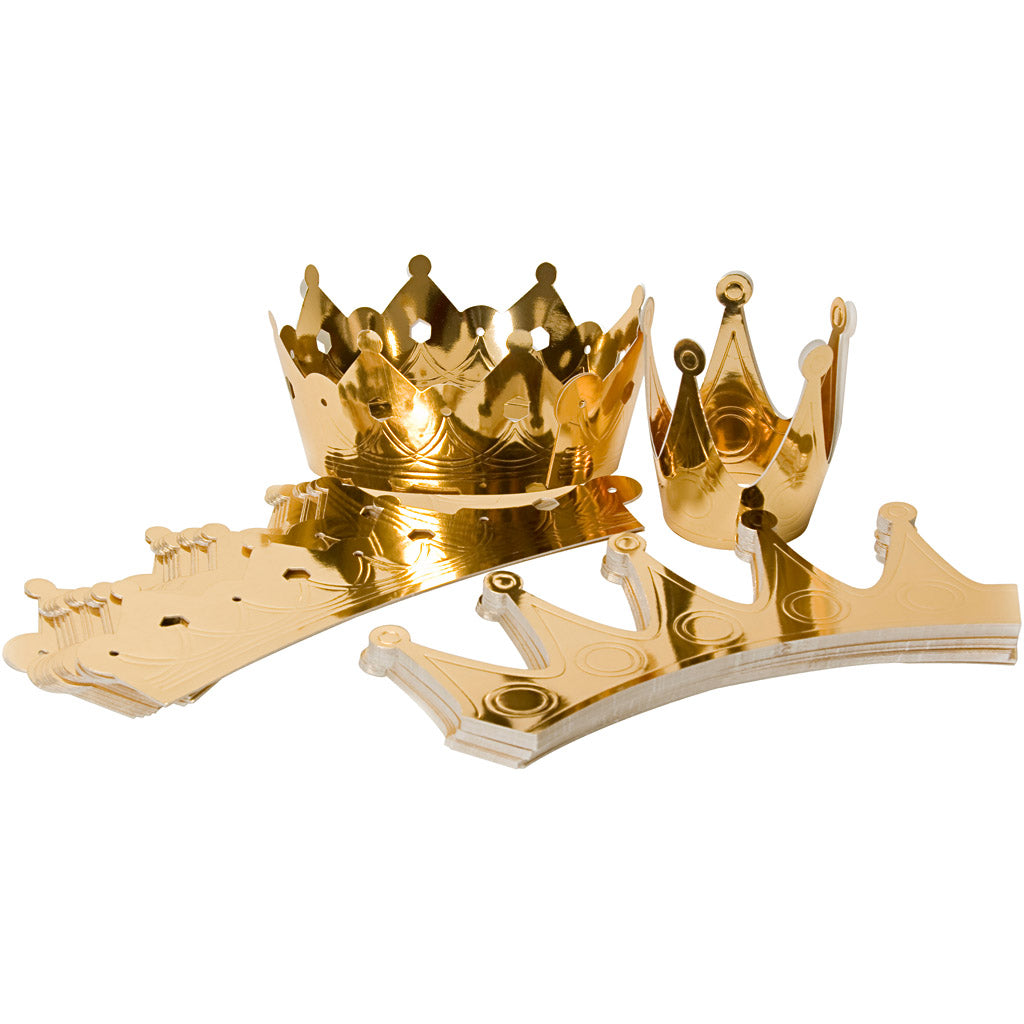 Creative company carnival crowns – make your own, 75 pieces in a box