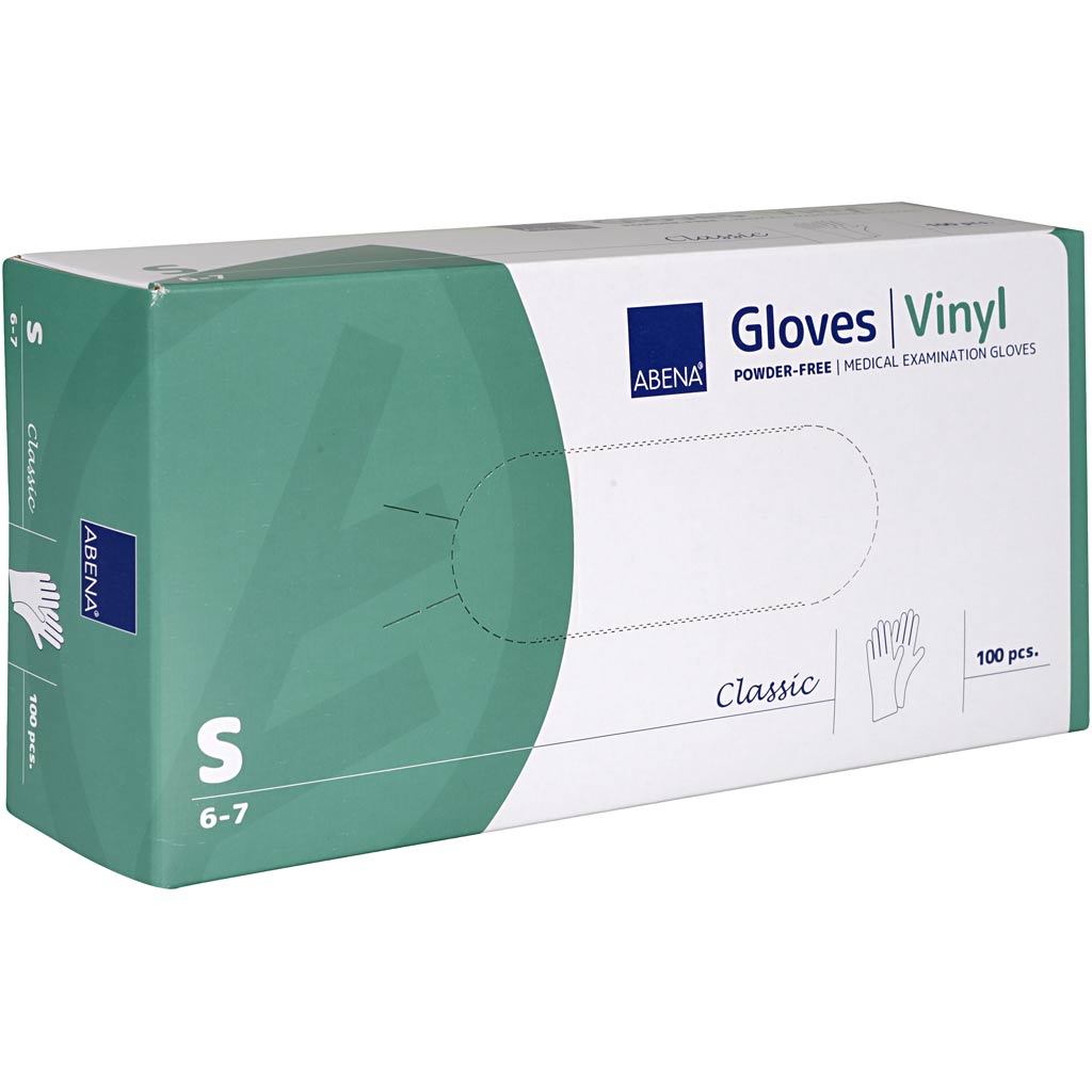 Disposable gloves, size s, 100 pieces, 1 box