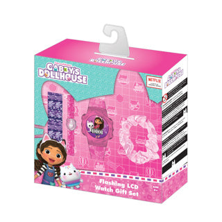 Accutime gabby's dollhouse watch gift set