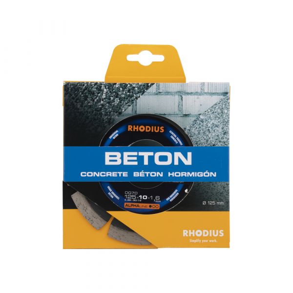 Diamond cutting disc Alphaline 125x10