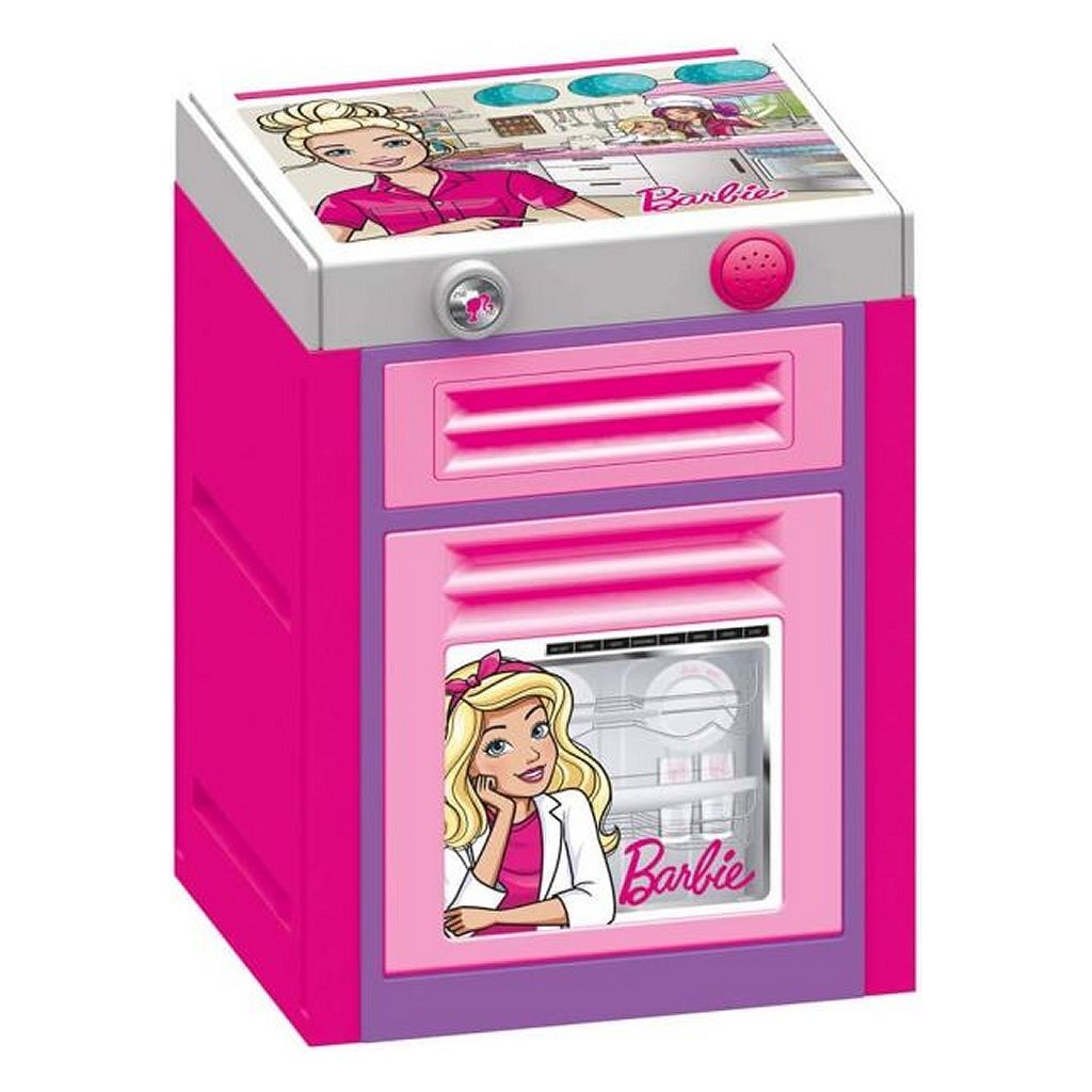 Dolu Barbie lave-vaisselle + son rose