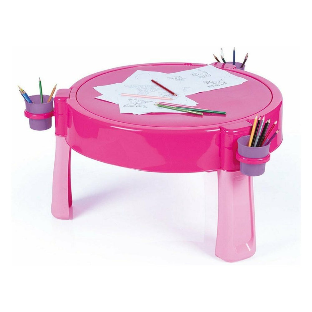 Table d'activité de la licorne Dolu rose