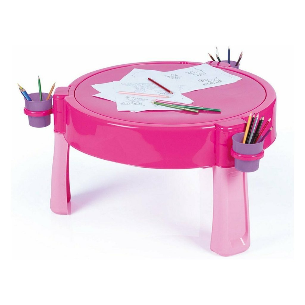Table d'activité de la licorne Dolu rose