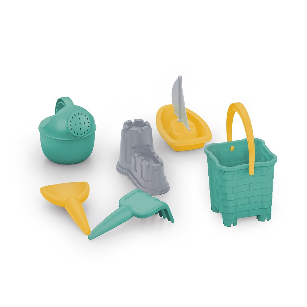 Пясъчна водна маса Dolu + аксесоари бяло сиво