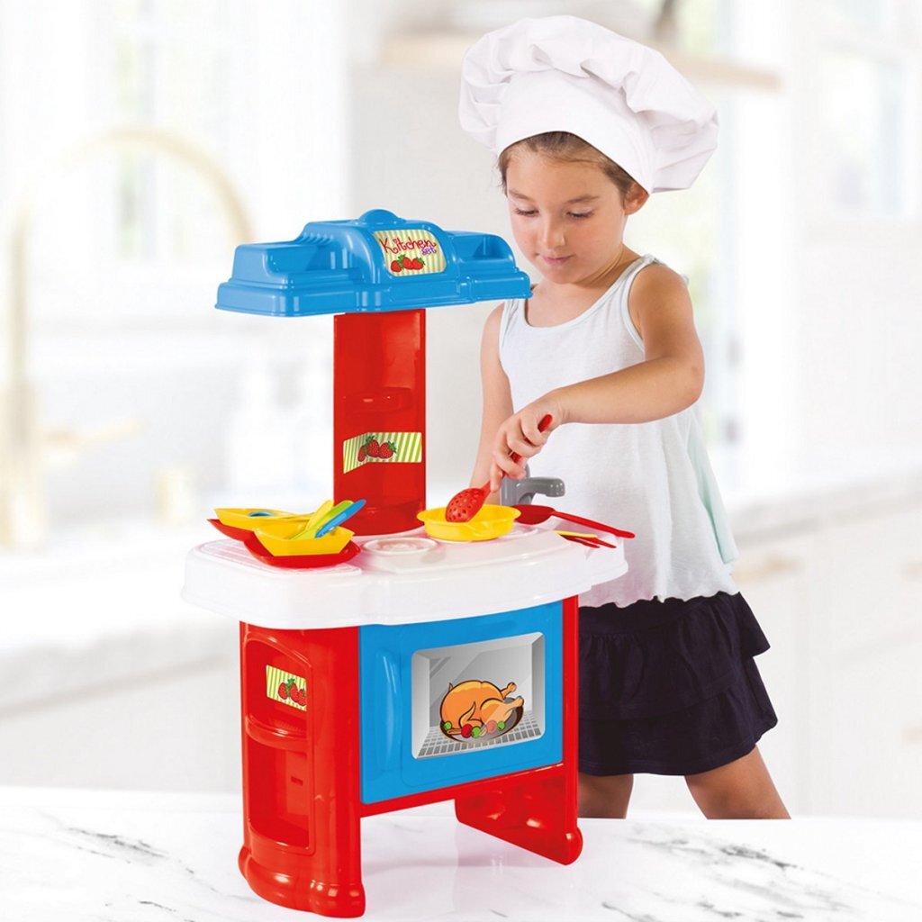 Dolu Chef's Kitchen Spielzeugküche 19-teilig