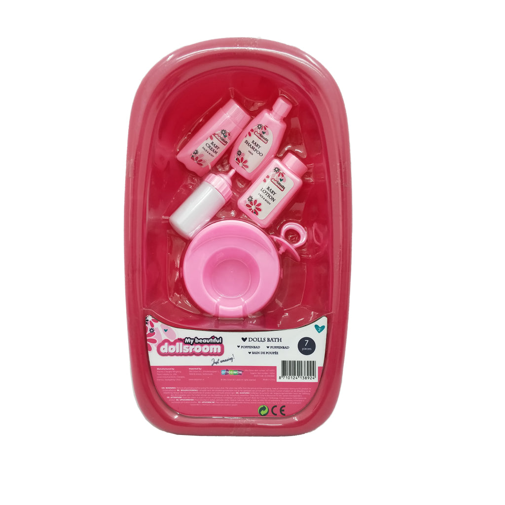 Mein schönes Puppenzimmer, mein schönes Puppenzimmer, Puppenbadespielset 7-teilig