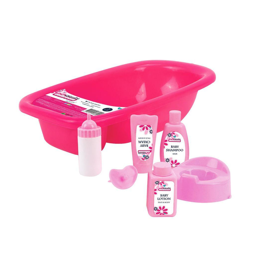 Mein schönes Puppenzimmer, mein schönes Puppenzimmer, Puppenbadespielset 7-teilig
